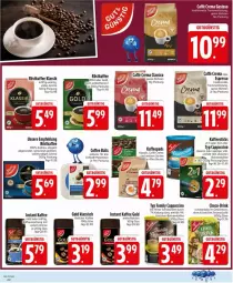 Gazetka promocyjna Edeka - Prospekte - Gazetka - ważna od 19.07 do 19.07.2025 - strona 24 - produkty: ball, beutel, bohne, bohnen, bohnenkaffee, caffe, Cap, cappuccino, cin, classico, drink, elle, espresso, kaffee, kaffeepads, kakao, LG, löslicher kaffee, mac, röstkaffee, schoko, Ti, trommel