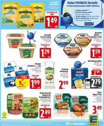 Gazetka promocyjna Edeka - Prospekte - Gazetka - ważna od 19.07 do 19.07.2025 - strona 9 - produkty: Alpenhain, Becher, coupon, coupons, creme, deka, filet, filets, frischkäse, garden gourmet, goldsteig, Halloumi, Käse, kerrygold, natur, obazda, payback, schafskäse, Vegeta