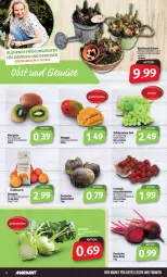 Gazetka promocyjna Markant - Prospekte - Gazetka - ważna od 13.01 do 13.01.2024 - strona 4 - produkty: cocktail, kiwi, mango, mangos, orange, orangen, Rauch, rote bete, Schal, Schale, strauchtomaten, tafeltrauben, Ti, tomate, tomaten, trauben, ZTE