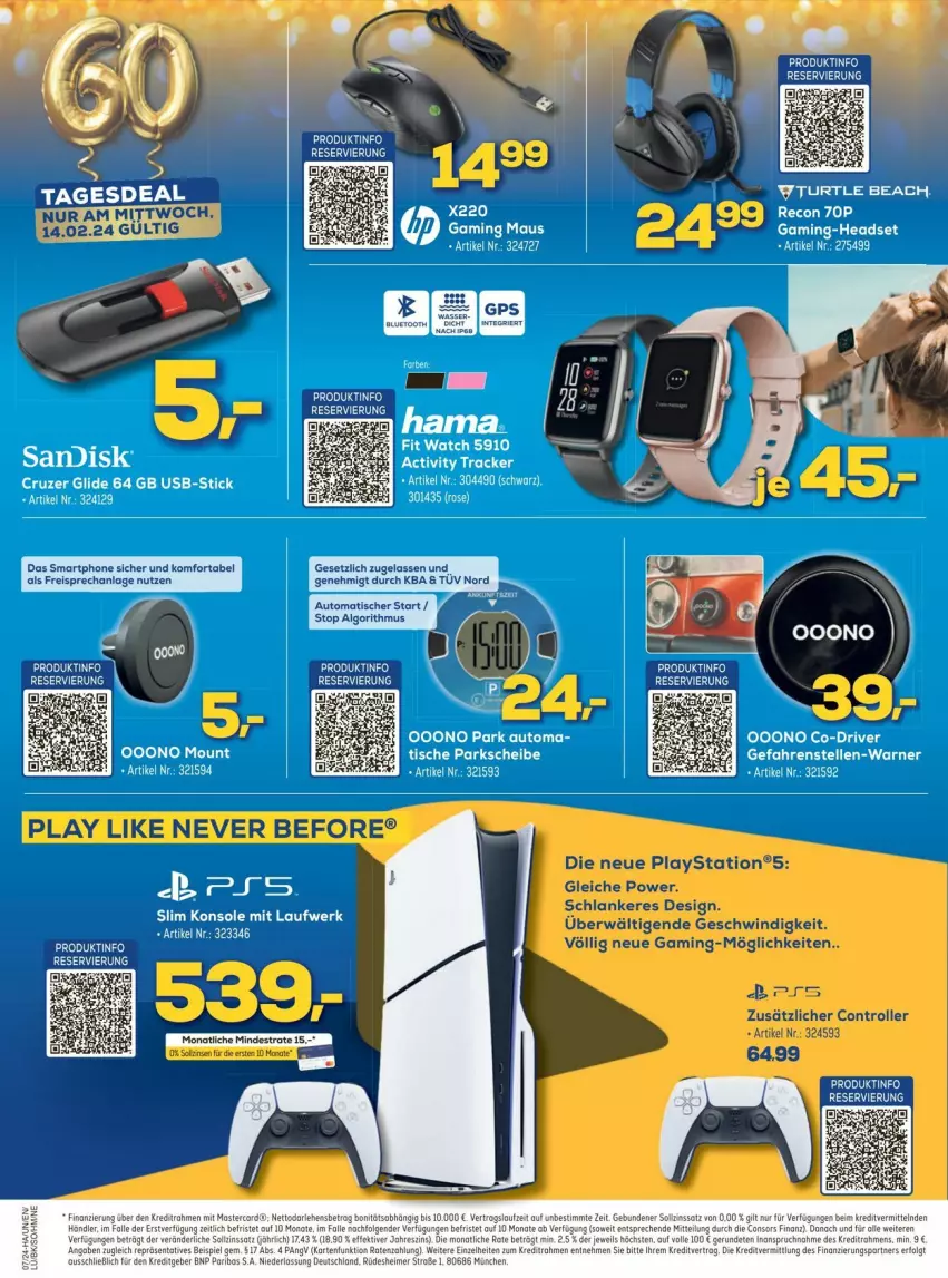 Aktueller Prospekt Euronics - Prospekte - von 16.02 bis 18.02.2024 - strona 6 - produkty: auto, consors finanz, eimer, eis, elle, gaming maus, gaming-headset, Headset, lays, LG, mastercard, Maus, PlayStation, reis, smartphone, Ti, tisch, usb