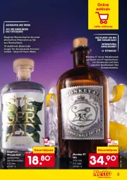 Gazetka promocyjna Netto Marken-Discount - Regionale & Internationale Premium-Spirituosen - Gazetka - ważna od 31.03 do 31.03.2022 - strona 3 - produkty: alkohol, auer, dauertiefpreis, eis, gin, Meister, reis, rwe, Ti, tiefpreis, tonic, tonic water, wasser