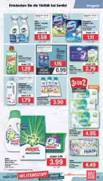 Gazetka promocyjna Famila - Prospekte - Gazetka - ważna od 27.08 do 27.08.2022 - strona 23 - produkty: ajax, allzweckreiniger, aqua, ariel, bio, biozidprodukte, decke, Desinfektion, Discreet, domestos, eis, feuchttücher, flasche, hakle, hakle toilettenpapier, kraft, pampers, papier, Pods, pril, Rauch, reiniger, reis, resa, rwe, spülmittel, Ti, toilettenpapier, tücher, weck, ZTE