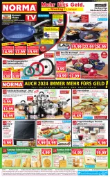 Gazetka promocyjna Norma - Norma - Gazetka - ważna od 22.01 do 22.01.2024 - strona 1 - produkty: ACC, Backform, backofen, bambus, Bebe, braten, Bratentopf, brot, brötchen, Brotkasten, Cap, cappuccino, chia, cin, decke, Deckel, edelstahl, Edelstahl-Pfanne, eis, elle, fleisch, Fleischtopf, gewürz, gin, Glasdeckel, Gläser, hochglanz, ilag, Kochtopf, kräuter, küche, Küchen, Küchenregal, lack, latte, latte macchiato, mac, macchiato, maille, messer, messerblock, milch, Mode, ndk, Ofen, pfanne, Pfau, quad, regal, reis, ring, rwe, saft, schneidebrett, schuhe, spülmaschinen, stielkasserolle, tee, teller, Thermogläser, Ti, tisch, topf, ZTE