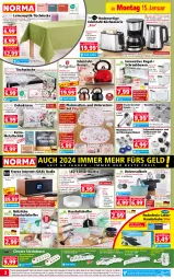 Gazetka promocyjna Norma - Norma - Gazetka - ważna od 22.01 do 22.01.2024 - strona 2 - produkty: armatur, armaturen, batterie, batterien, Bau, baumwolle, Bebe, blume, blumen, Blumenstrauß, brause, bürste, bürsten, decke, Deckel, dekokissen, dell, edelstahl, eimer, einkaufskorb, eis, elle, fenster, fernbedienung, garnitur, Garten, geschirr, gin, handschuhe, Holz, kaffee, kaffeemaschine, Kehrgarnitur, kissen, Klammern, Kocher, kopfhörer, korb, Körbchen, küche, Küchen, lamm, Läufer, lavendel, LED-Leuchte, led-licht, leine, Leuchte, leuchten, LG, lunchbox, microsd, mitteldecke, Mode, natur, ndk, pfirsich, Radio, regal, reiniger, reis, Ria, rollei, rosen, Schal, Schrank, schuhe, schüssel, Spiele, Spültischarmatur, staubsauger, steckdose, Steckdosenleiste, Ti, tisch, tischdecke, tischläufer, Tischwäsche, toast, toaster, Untersetzer, usb, Vase, waschbecken, wasser, wasserkocher, weck, wolle