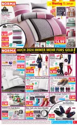 Gazetka promocyjna Norma - Norma - Gazetka - ważna od 22.01 do 22.01.2024 - strona 3 - produkty: batterie, batterien, Bau, baumwolle, Bebe, beere, beleuchtung, bett, Betttuch, bettwäsche, blume, braun, Bromelie, bügel, Coral, daunen und federn, dell, eis, elle, ente, gin, Grom, hohenstein, Holz, hose, Hygrometer, kissen, kleid, kopfkissen, LG, Maus, mint, mit thermometer, Mode, ndk, obst, orchidee, pantolette, pantoletten, Plüsch, Pyjama, reis, Ria, rwe, slip, Slipper, socken, spannbetttuch, Spiele, tee, thermometer, Ti, Tipi, tisch, topf, tuc, uhr, wanduhr, weck, wolle