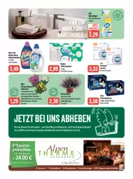 Gazetka promocyjna Feneberg - Prospekte - Gazetka - ważna od 16.09 do 16.09.2023 - strona 14 - produkty: Bad, Bank, biff, bio, Blüte, chrysanthemen, eis, elle, felix, flasche, gin, katzennahrung, LG, Liege, O.b., papier, Rauch, reiniger, reis, rwe, spee, sprühflasche, Tampon, tampons, Ti, toilettenpapier, topf, uhr, vollwaschmittel, waschmittel