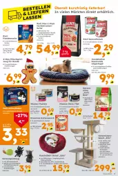 Gazetka promocyjna  - Gazetka - ważna od 06.12 do 06.12.2025 - strona 5 - produkty: Bau, baumwolle, bett, Betten, beutel, Donut, dreamies, eis, felix, filet, fleisch, hängematte, Hundebett, hundesnack, hundesnacks, katzenfutter, katzensnack, Katzenstreu, Kratzbaum, messer, mikrofaser, pastete, Plüsch, Ria, rinti, snack, snacks, spielzeug, Ti, trockenfutter, wolle
