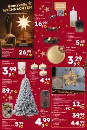 Gazetka promocyjna  - Gazetka - ważna od 06.12 do 06.12.2025 - strona 6 - produkty: auer, Bau, dimmer, Holz, kerze, Kette, Kranz, Kugel, LED Lichterkette, leuchtmittel, lichterkette, papier, regal, rum, tablet, tablett, Tannenbaum, tee, Teelicht, teelichte, Ti, timer, Weihnachtskugeln, windlicht