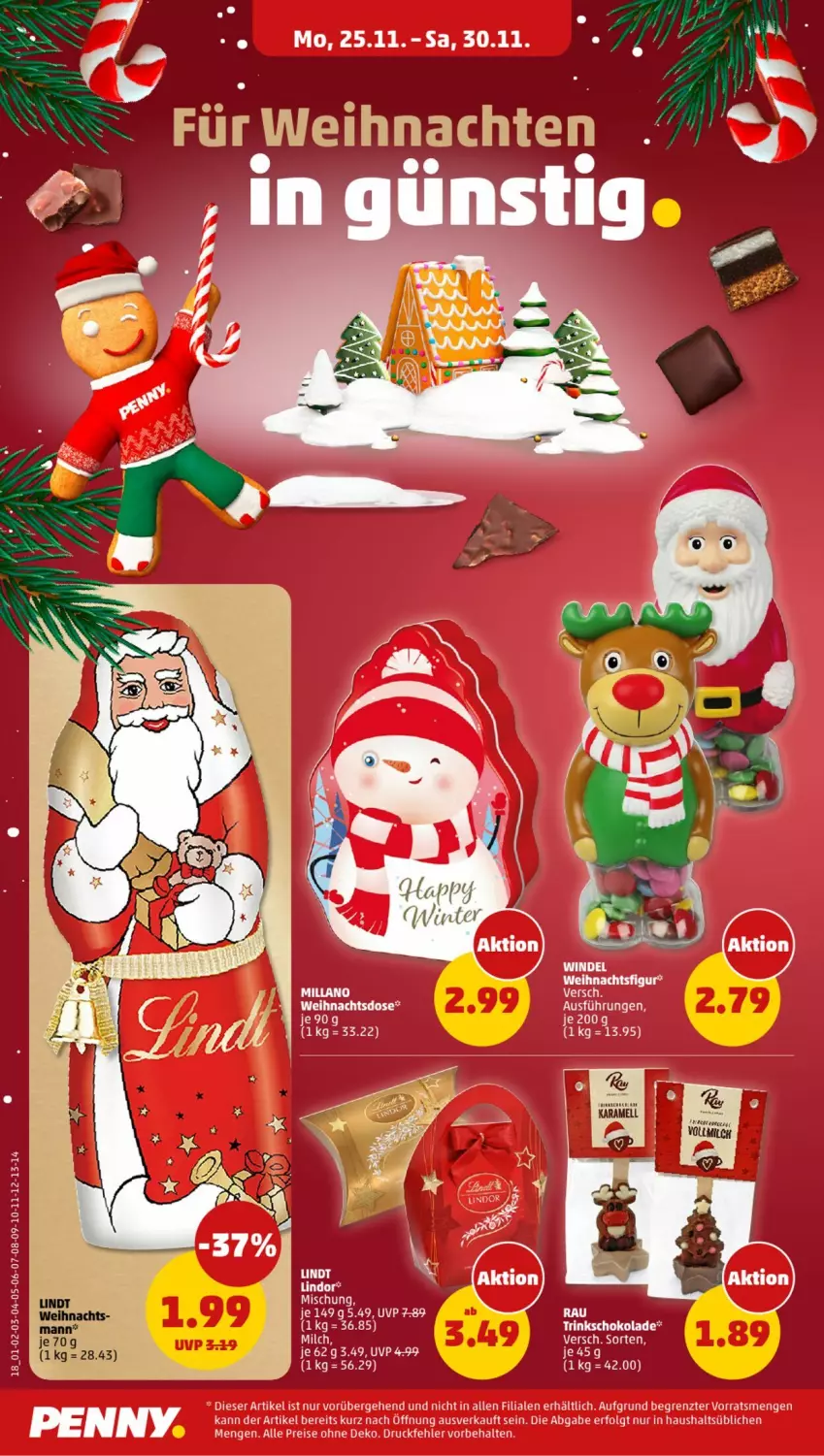 Aktueller Prospekt Penny - Prospekte - von 25.11 bis 30.11.2024 - strona 18 - produkty: eis, LG, reis, tee, Ti, weihnachten, Weihnachtsfigur, ZTE