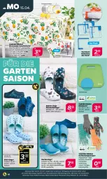 Gazetka promocyjna Netto - Woche 16 - Gazetka - ważna od 20.04 do 20.04.2024 - strona 16 - produkty: auer, Clogs, decke, eis, Garten, handschuhe, kissen, Klammern, Kniekissen, lamm, Mett, reis, Ria, Schmetterling, schuhe, Ti, tisch, tuc, wachstuch, ZTE