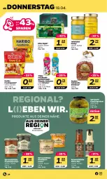 Gazetka promocyjna Netto - Woche 16 - Gazetka - ważna od 20.04 do 20.04.2024 - strona 24 - produkty: after eight, aufstrich, beere, creme, dip, erdbeere, erdnüsse, frucht, fruchtaufstrich, fruchtgummi, fruchtsaft, fruchtsaftgetränk, Gebrannte Erdnüsse, getränk, gewürz, Gewürzgurke, gewürzgurken, grill, gurke, gurken, haribo, honig, jako, kirsch, kirsche, knoblauch, Knoblauchcreme, saft, Ti, vita