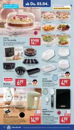 Gazetka promocyjna Aldi Nord - Von Montag - Gazetka - ważna od 05.04 do 05.04.2025 - strona 30 - produkty: aldi, ambia, Backform, batterie, Behälter, Crofton, decke, Deckel, dell, dessert, dip, Dipschale, edelstahl, eis, elle, Germ, gin, handmixer, küche, kuchen, Küchen, Küchenwaage, lamm, latte, LG, Löffel, Mixer, Mode, Muffin, Muffinform, obst, Ria, ring, rwe, salat, Schal, Schale, snack, snacks, Springform, spülmaschinen, teller, Ti, torte, tragegriff, Waage, ZTE