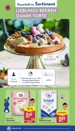 Gazetka promocyjna Aldi Nord - Von Montag - Gazetka - ważna od 05.04 do 05.04.2025 - strona 46 - produkty: auer, beere, beeren, beutel, diadem, eis, gin, mehl, quark, Raffinade Zucker, reis, rezept, Ti, tiefpreis, torte, type 405, weizenmehl, ZTE, zucker