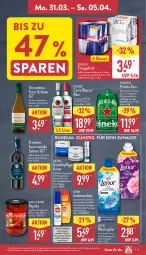 Gazetka promocyjna Aldi Nord - Von Montag - Gazetka - ważna od 05.04 do 05.04.2025 - strona 9 - produkty: Autan, bier, bio, creme, drink, elle, flasche, gesichtspflege, gin, heineken, insektenschutz, lenor, lenor weichspüler, nachtcreme, paprika, primitivo, Rauch, red bull, rotwein, rum, rwe, sekt, Serum, tagescreme, teller, Ti, weichspüler, wein, Weißwein, ZTE, zucker