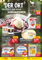 Gazetka promocyjna Netto Marken-Discount - Filial Angebote - Gazetka - ważna od 24.12 do 24.12.2021 - strona 18 - produkty: choco fresh, cremissimo, eis, ferrero, frischkäse, grütze, joghur, joghurt, Käse, Kinder, Kinder Choco fresh, Knödel, langnese, langnese cremissimo, milch, Müller, müllermilch, ndk, philadelphia, pudding, reis, sahne, sahne joghurt, sim, Ti, versandkostenfrei, zott, Zum Dorfkrug