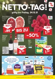 Gazetka promocyjna Netto Marken-Discount - Filial Angebote - Gazetka - ważna od 24.12 do 24.12.2021 - strona 38 - produkty: angebot, beere, beeren, doppio passo, eis, fisch, fleisch, Geflügel, grill, grillo, himbeer, himbeere, himbeeren, Käse, käsescheiben, milram, passo, pasta, peperoni, Peroni, primitivo, rind, rotwein, salami, Schal, Schale, Ti, wein, wiltmann, wurst, ZTE