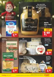 Gazetka promocyjna Netto Marken-Discount - Filial Angebote - Gazetka - ważna od 24.12 do 24.12.2021 - strona 7 - produkty: angebot, auer, Bau, Bauer, buitoni, buitoni pasta, Dijon Senf, elle, ente, erde, Käse, maille, milch, pasta, risotto, senf, Ti, Trüffel, weichkäse, weihnachten, ZTE