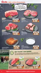 Gazetka promocyjna Famila - Prospekte - Gazetka - ważna od 07.01 do 07.01.2023 - strona 4 - produkty: braten, eis, fleisch, hüftsteak, Käse, kasseler, Kasselerbraten, kotelett, Kraut, krustenbraten, lachs, mac, mango, nuss, rind, rinder, rindfleisch, saft, schinken, schwein, schweine, schweinefleisch, Schweinelachs, steak, tafelspitz, Ti, tzatziki, wein, weine