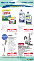 Gazetka promocyjna Metro - Wochen-Angebote Gastro - Gazetka - ważna od 04.10 do 04.10.2025 - strona 16 - produkty: akku, angebot, auer, auto, beutel, bodensauger, Dyson, eis, Elan, elle, ente, flasche, Intel, kraft, lenor, mac, Metro, metro gastro, möbel, Mode, persil, reis, sonderposten, staubbeutel, staubsauger, teller, Ti, Tiere, tisch, Trockner, vollwaschmittel, wärmepumpentrockner, waschmittel, weichspüler, wolle