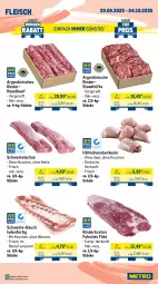Gazetka promocyjna Metro - Wochen-Angebote Gastro - Gazetka - ważna od 04.10 do 04.10.2025 - strona 2 - produkty: angebot, Bau, beef, beutel, braten, Brei, burger, eis, Falsches Filet, filet, fleisch, gewürz, hamburger, kasseler, Kette, kotelett, lachs, lamm, lammkotelett, Metro, rind, rinder, rinderbraten, Rindersteak, rindfleisch, roastbeef, Schal, Schale, schnitten, schwein, schweine, schweine-bauch, Schweinelachs, schweinenacken, steak, steakhüfte, Ti, wein, weine, Wild, Wildschwein