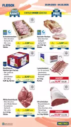 Gazetka promocyjna Metro - Wochen-Angebote Gastro - Gazetka - ważna od 04.10 do 04.10.2025 - strona 3 - produkty: angebot, Bau, beef, beutel, braten, Brei, burger, eis, Falsches Filet, filet, fleisch, gewürz, hamburger, kasseler, Kette, kotelett, lachs, lamm, lammkotelett, Metro, rind, rinder, rinderbraten, Rindersteak, rindfleisch, roastbeef, Schal, Schale, schnitten, schwein, schweine, schweine-bauch, Schweinelachs, schweinenacken, steak, steakhüfte, Ti, wein, weine, Wild, Wildschwein