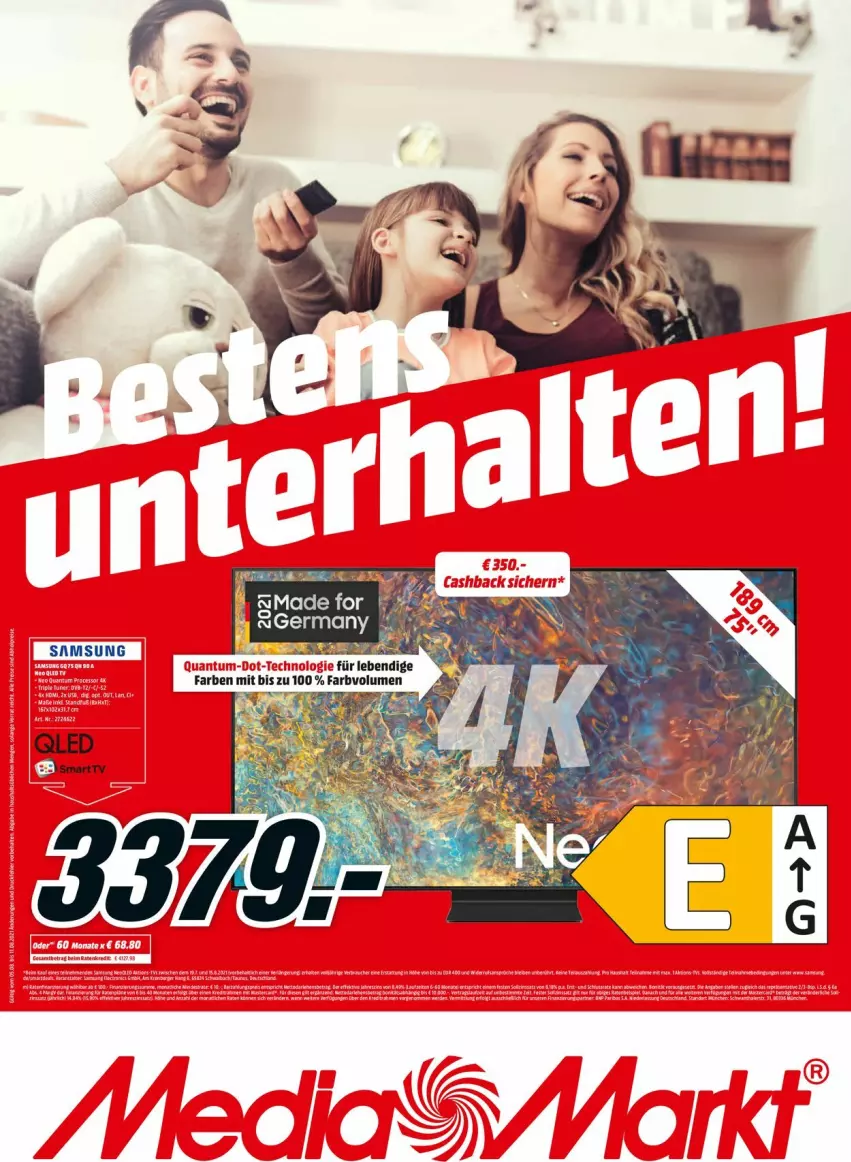 Aktueller Prospekt Media Markt - Prospekte - von 05.08 bis 11.08.2021 - strona 1