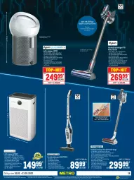 Gazetka promocyjna Metro - Technik Spezial - Gazetka - ważna od 27.05 do 27.05.2022 - strona 19 - produkty: akku, auto, bürste, Dyson, eis, Elektro, elle, fernbedienung, handstaubsauger, Kinder, kraft, leds, Leuchte, Luftreiniger, reiniger, Reinigung, reis, sonderposten, staubsauger, teller, teppich, Ti, timer, tisch, top-hit, ventilator, wandhalterung