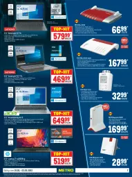 Gazetka promocyjna Metro - Technik Spezial - Gazetka - ważna od 27.05 do 27.05.2022 - strona 7 - produkty: acer, AMD Radeon, auto, celeron, deo, Elan, elle, ente, fritz, HD Graphics, Intel, Laptop, Mode, notebook, Pentium, radeon, Ria, Router, ryzen, spiegel, Ti, tisch, top-hit, uhd