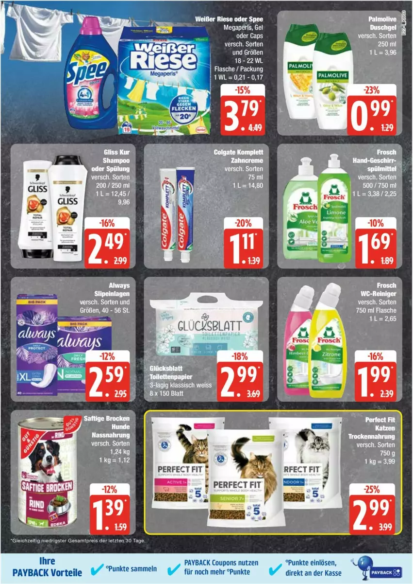 Aktueller Prospekt Edeka - Prospekte - von 13.01 bis 18.01.2025 - strona 23 - produkty: colgate, coupon, coupons, eis, flasche, geschirr, LG, megaperls, payback, reis, spülung, tee, Ti, ZTE