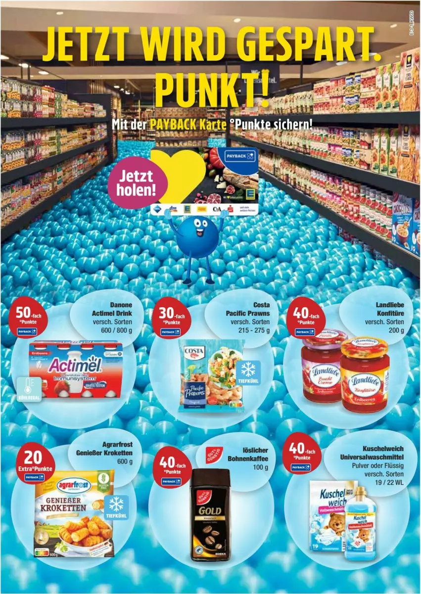 Aktueller Prospekt Edeka - Prospekte - von 13.01 bis 18.01.2025 - strona 3 - produkty: actimel, actimel drink, Alwa, drink, Kuschelweich, Ti, waschmittel