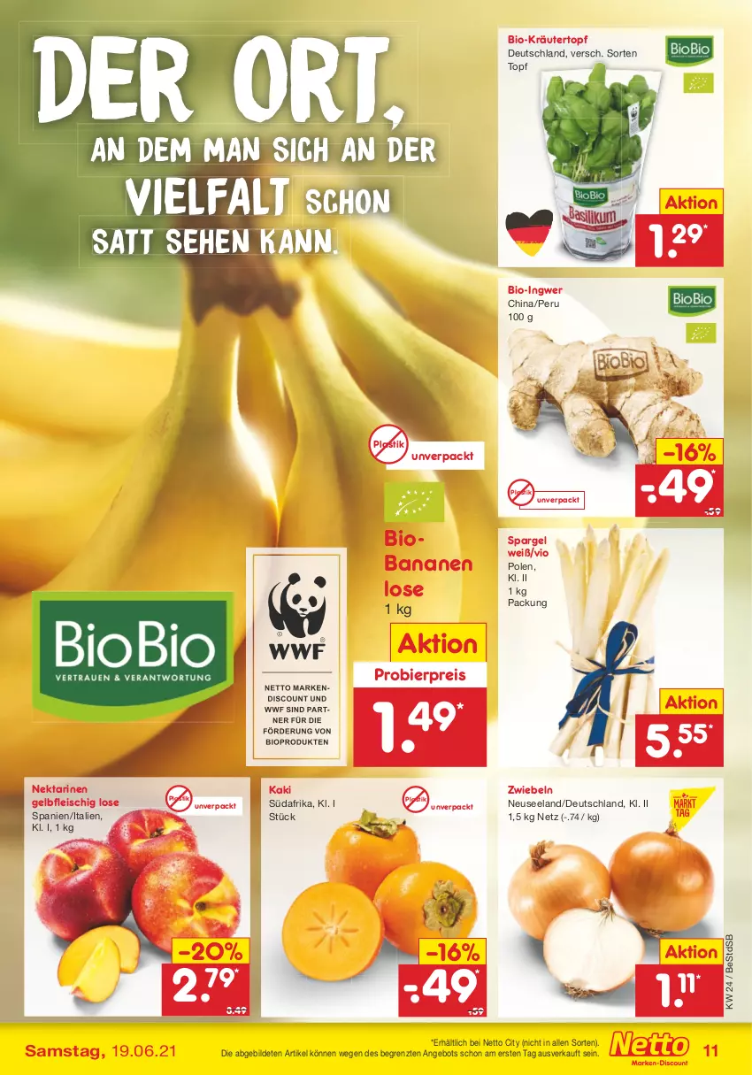 Aktueller Prospekt Netto Marken-Discount - Filial Angebote - von 14.06 bis 19.06.2021 - strona 11