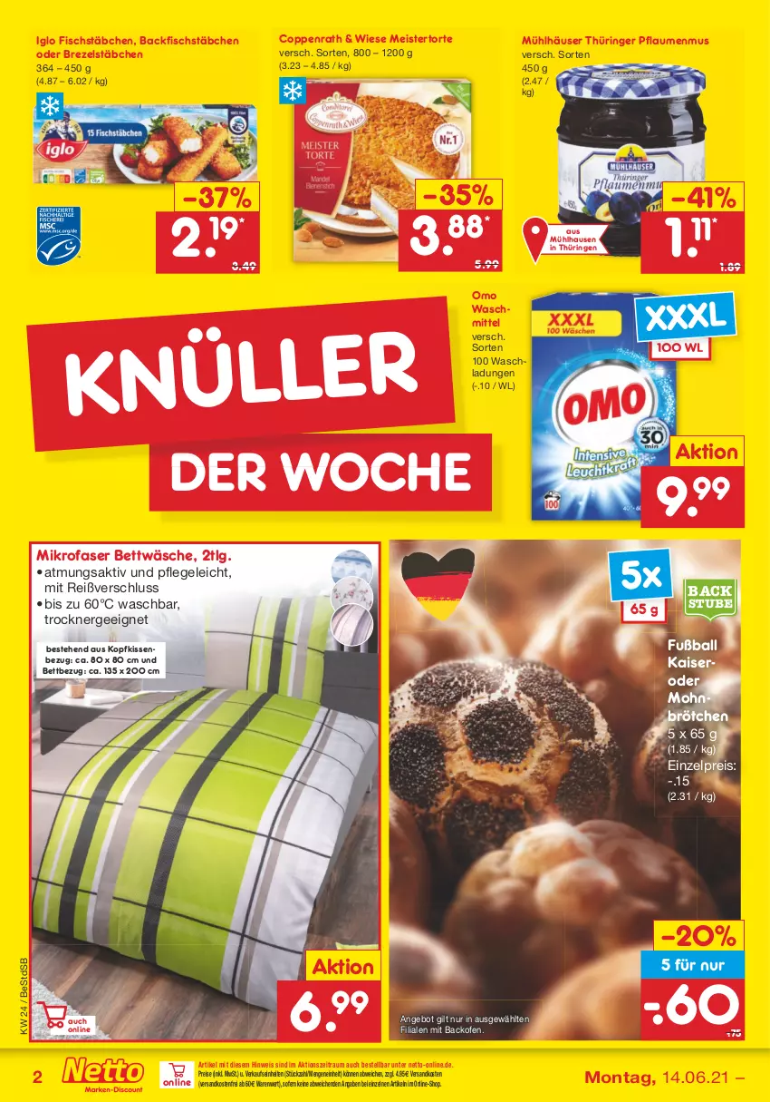 Aktueller Prospekt Netto Marken-Discount - Filial Angebote - von 14.06 bis 19.06.2021 - strona 2