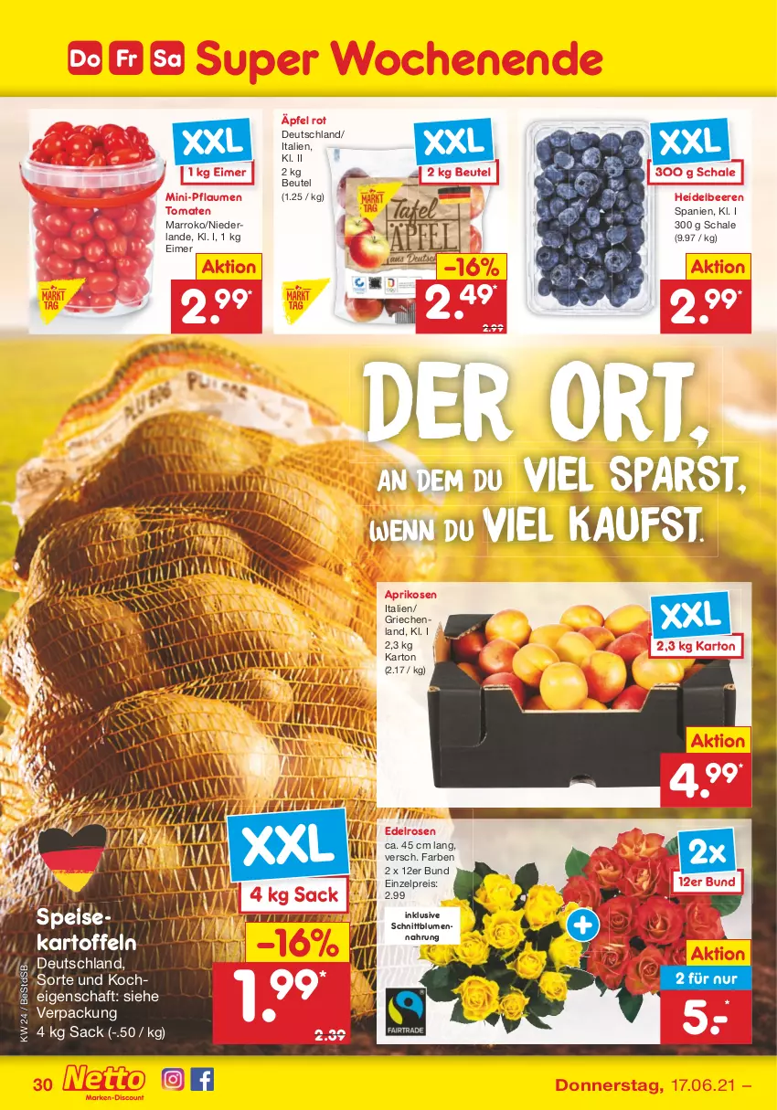 Aktueller Prospekt Netto Marken-Discount - Filial Angebote - von 14.06 bis 19.06.2021 - strona 30