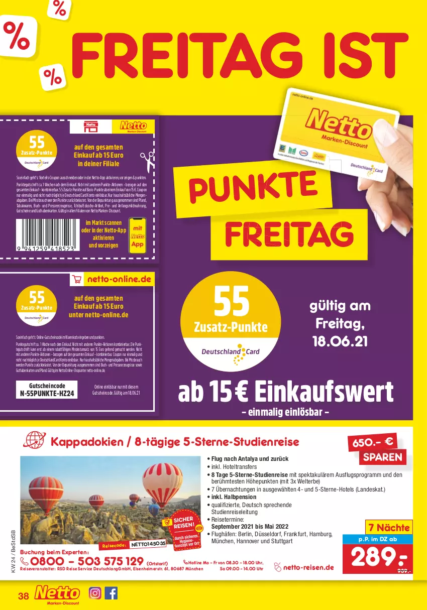 Aktueller Prospekt Netto Marken-Discount - Filial Angebote - von 14.06 bis 19.06.2021 - strona 38