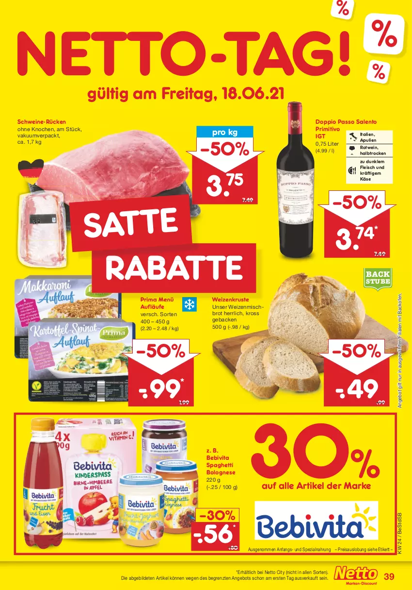 Aktueller Prospekt Netto Marken-Discount - Filial Angebote - von 14.06 bis 19.06.2021 - strona 39