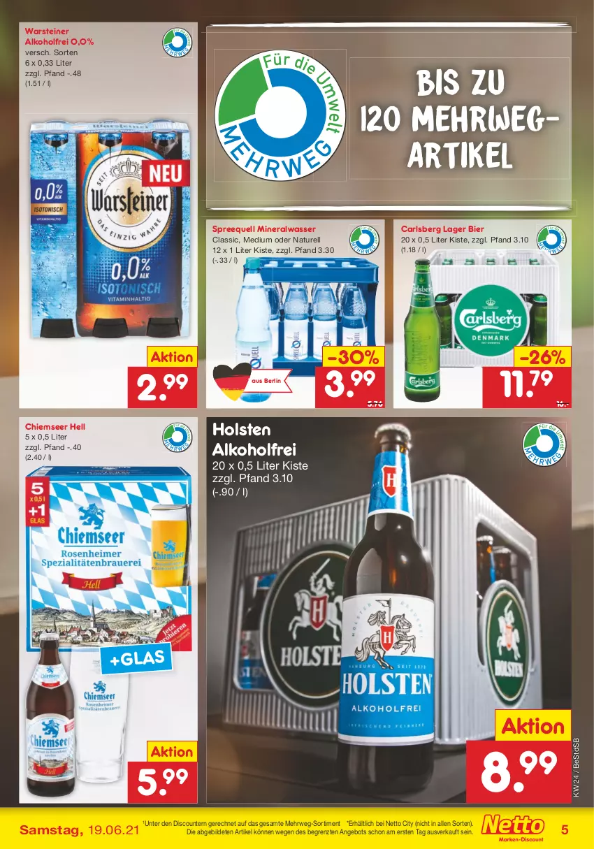 Aktueller Prospekt Netto Marken-Discount - Filial Angebote - von 14.06 bis 19.06.2021 - strona 5