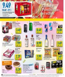 Gazetka promocyjna Diska - Prospekte - Gazetka - ważna od 18.02 do 18.02.2023 - strona 2 - produkty: aktionspreis, berliner, bier, Cap, captain morgan, coca-cola, cola, deka, Donut, drink, eis, energy drink, fanta, flasche, frucht, getränk, gin, goldbären, haribo, Havana Club, jack daniel, jack daniels, jim beam, jules mumm, karlsberg, karlsberg mixery, konfitüre, konfitüre extra, limo, limonade, Mezzo Mix, Mixer, mixery, mumm, nuss, radler, red bull, reis, sekt, smarties, smirnoff, sprite, Ti, tiefpreis, veltins, vodka, ZTE