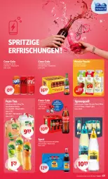 Gazetka promocyjna Getraenke Hoffmann - Prospekte - Gazetka - ważna od 06.04 do 06.04.2024 - strona 3 - produkty: bitter lemon, coca-cola, cola, erde, frucht, fuze tea, gin, ginger, ginger ale, grüner tee, limo, limonade, mac, orange, Spezi, Spreequell, tee, Ti, tonic, tonic water