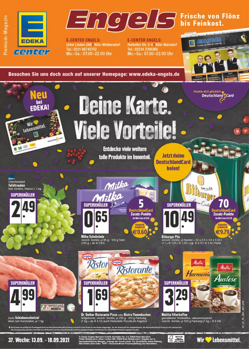 Aktueller Prospekt E Center - Angebote der Woche - von 13.09 bis 18.09.2021 - strona 1