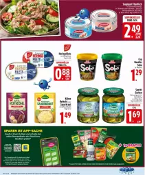 Gazetka promocyjna Edeka - Prospekte - Gazetka - ważna od 10.01 do 10.01.2026 - strona 10 - produkty: auer, Becher, beutel, blume, blumen, blumenöl, eis, filet, filets, fisch, gurke, gurken, hering, Herings, heringsfilets, in olivenöl, knorr, Kraut, natur, natura, olive, oliven, olivenöl, reis, ring, sac, Sauerkraut, saupiquet, sonnenblume, sonnenblumen, sonnenblumenöl, specht, thunfisch, Ti, ZTE