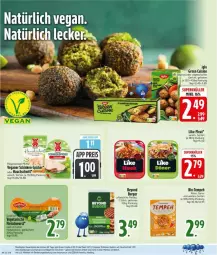 Gazetka promocyjna Edeka - Prospekte - Gazetka - ważna od 10.01 do 10.01.2026 - strona 20 - produkty: Abtei, bio, burger, deka, eis, gyros, iglo, Like Meat, natur, reis, rügenwalder, rügenwalder mühle, schinken, Ti, Vegeta, Yo, ZTE