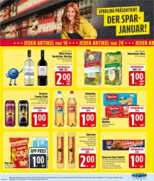 Gazetka promocyjna Edeka - Prospekte - Gazetka - ważna od 10.01 do 10.01.2026 - strona 8 - produkty: almdudler, beutel, cookie, cookies, deka, dornfelder, drink, energy drink, flasche, holunder, honig, mandel, mandeln, milch, nuss, pom-bär, riesling, Rockstar, schoko, schokolade, Ti, toblerone, vollmilch, waffeln, wein, Zartbitterschokolade, ZTE, zucker