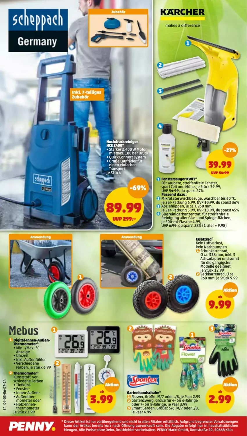 Aktueller Prospekt Penny - Prospekte - von 04.07 bis 09.07.2022 - strona 24 - produkty: adapter, dell, elle, fenster, fenstersauger, flasche, Garten, Germ, Glasreiniger, handschuhe, Holz, HP, je 500-ml-flasche, karcher, mikrofaser, Mode, reifen, reiniger, Reinigung, sac, schuhe, spiegel, thermometer, Ti, uhr