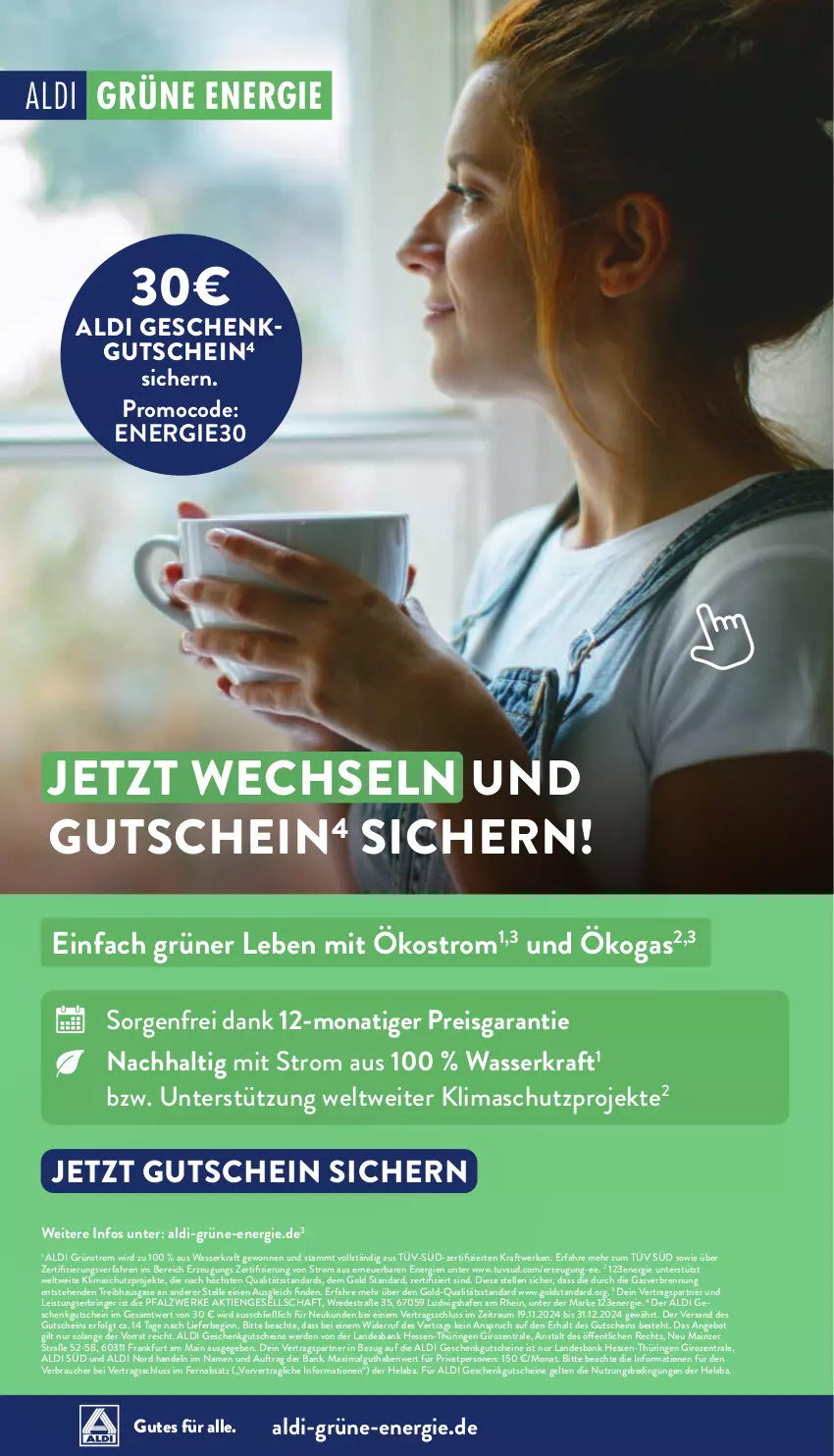 Aktueller Prospekt Aldi Nord - Von Montag - von 16.12 bis 21.12.2024 - strona 46 - produkty: aldi, angebot, Bank, eis, elle, erde, gin, gutschein, gutscheine, Hela, kraft, LG, monati, Rauch, reis, ring, Ti, wasser