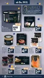 Gazetka promocyjna Aldi Nord - Von Montag - Gazetka - ważna od 21.12 do 21.12.2024 - strona 28 - produkty: aldi, Becher, Burrata, chili, dip, eis, filet, filets, garnelen, Garnelenkranz, gin, gorgonzola, Käse, Kranz, lachs, mascarpone, milch, nuss, olive, oliven, Räucherlachs, reis, rwe, Spezi, Ti, tiefpreis, wolfsbarsch, ZTE