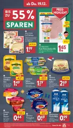 Gazetka promocyjna Aldi Nord - Von Montag - Gazetka - ważna od 21.12 do 21.12.2024 - strona 31 - produkty: Becher, burger, butter, dessert, ehrmann, Ehrmann Grand Dessert, eis, feinjoghurt, frische milch, gin, hinterschinken, joghur, joghurt, Käse, leerdammer, mac, meersalz, milch, mövenpick, reis, sahne, salz, Schal, Schale, schinken, Schmelzkäse, Ti, weihenstephan, ZTE