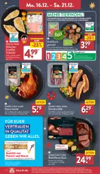 Gazetka promocyjna Aldi Nord - Von Montag - Gazetka - ważna od 21.12 do 21.12.2024 - strona 4 - produkty: aldi, bio, braten, brustfilet, discount, eis, elle, ente, Entenbrust, Entenschenkel, filet, fleisch, grill, hackfleisch, hackfleisch gemischt, henkel, Heu, lebensmittel, monitor, Ofen, Ria, rind, rinder, rinderfilet, rwe, schenkel, schwein, Ti, trolli, wein, wurst