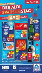 Gazetka promocyjna Aldi Nord - Von Montag - Gazetka - ważna od 21.12 do 21.12.2024 - strona 40 - produkty: aldi, alkohol, amaro, aus der tiefkühlung, auto, Bad, Becher, brut, crème fraîche, elle, ferrero, filet, filets, flasche, gin, kirsch, lachs, lachsfilet, lachsfilets, likör, magazin, meersalz, Mon Chéri, papier, pralinen, rama, ramazzott, ramazzotti, salz, snack, snacks, Sun Snacks, telefon, teller, Ti, wein, zott, ZTE