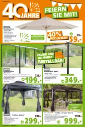 Gazetka promocyjna  - Prospekt für Globus Baumarkt  Achern - Gazetka - ważna od 16.04 do 16.04.2022 - strona 8 - produkty: aluminiumgestell, Bau, ente, Holz, latte, moskitonetz, pavillon, sonnenschirm, Ti