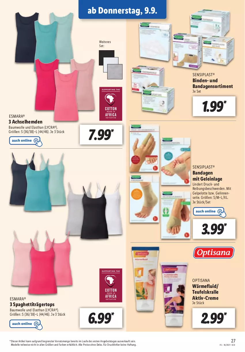 Aktueller Prospekt Lidl - Aktionsprospekt - von 06.09 bis 11.09.2021 - strona 27